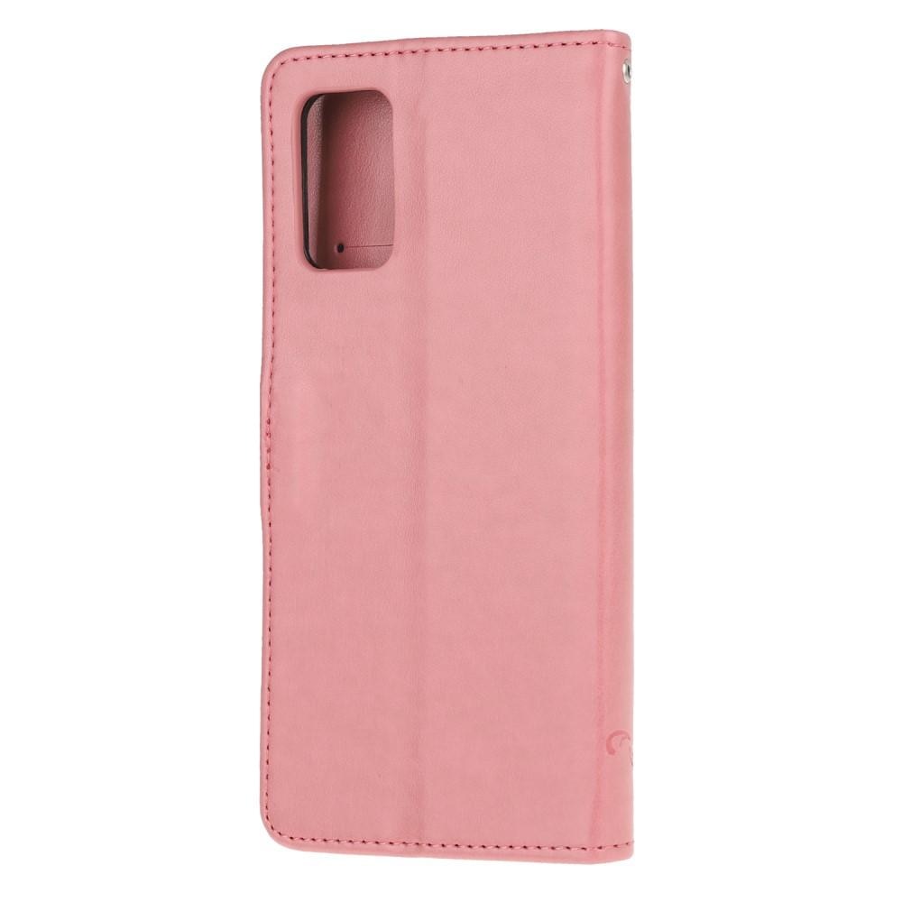 Samsung Galaxy S20 Leren vlinderhoesje Roze