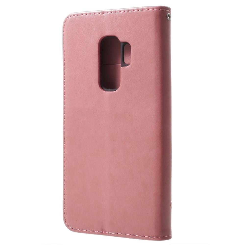 Samsung Galaxy S9 Plus Leren vlinderhoesje Roze
