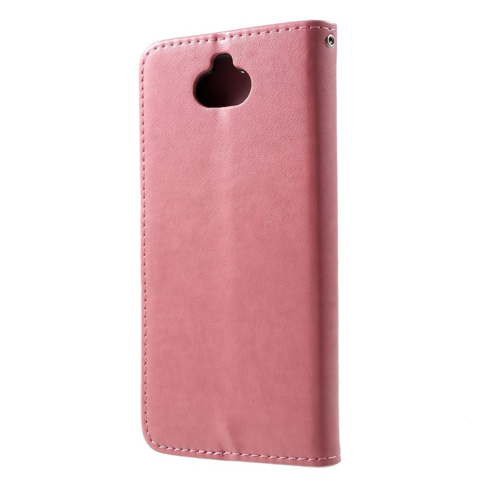 Sony Xperia 10 Leren vlinderhoesje Roze