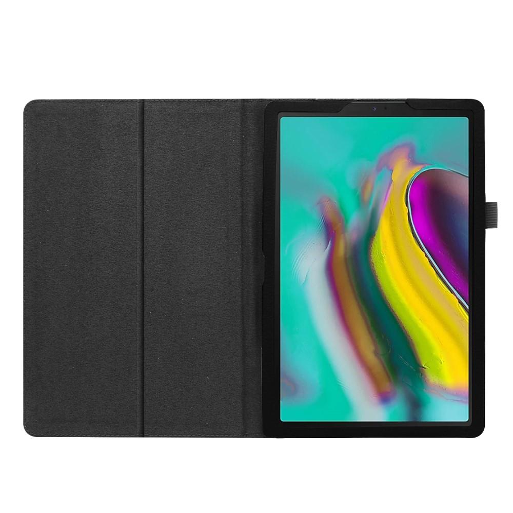 Samsung Galaxy Tab S5e 10.5 Kunstleren hoesje Zwart