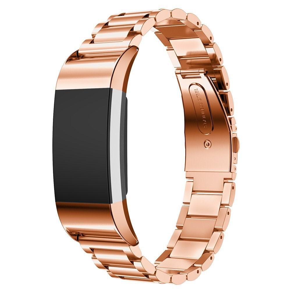 Fitbit Charge 2 Metalen Armband Rosé goud