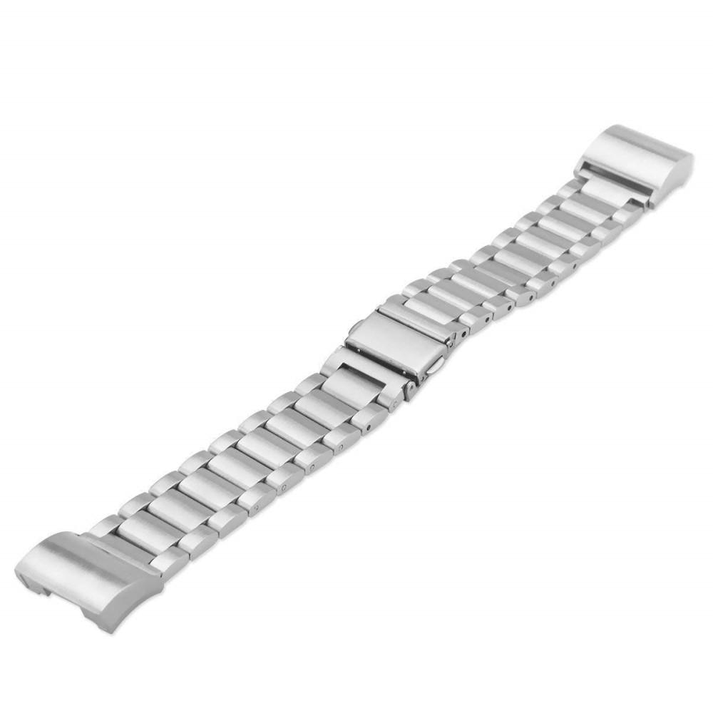 Fitbit Charge 3/4 Metalen Armband Zilver