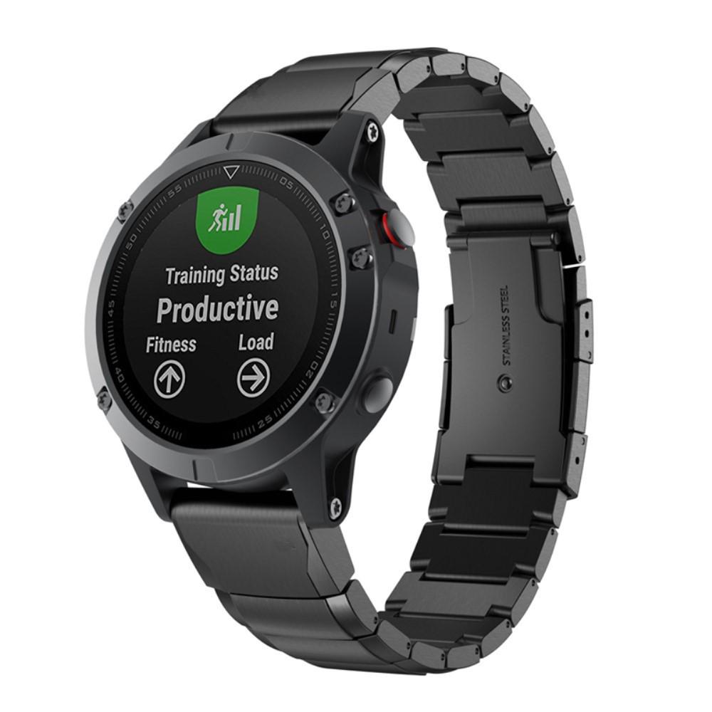 Garmin Fenix 5X/5X Plus Schakelarmband zwart