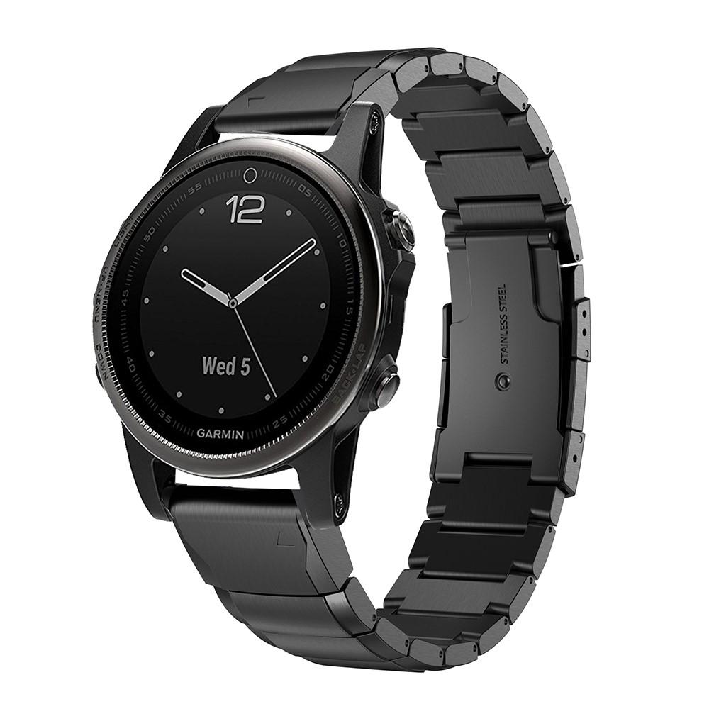 Garmin Fenix 5S/5S Plus Schakelarmband zwart