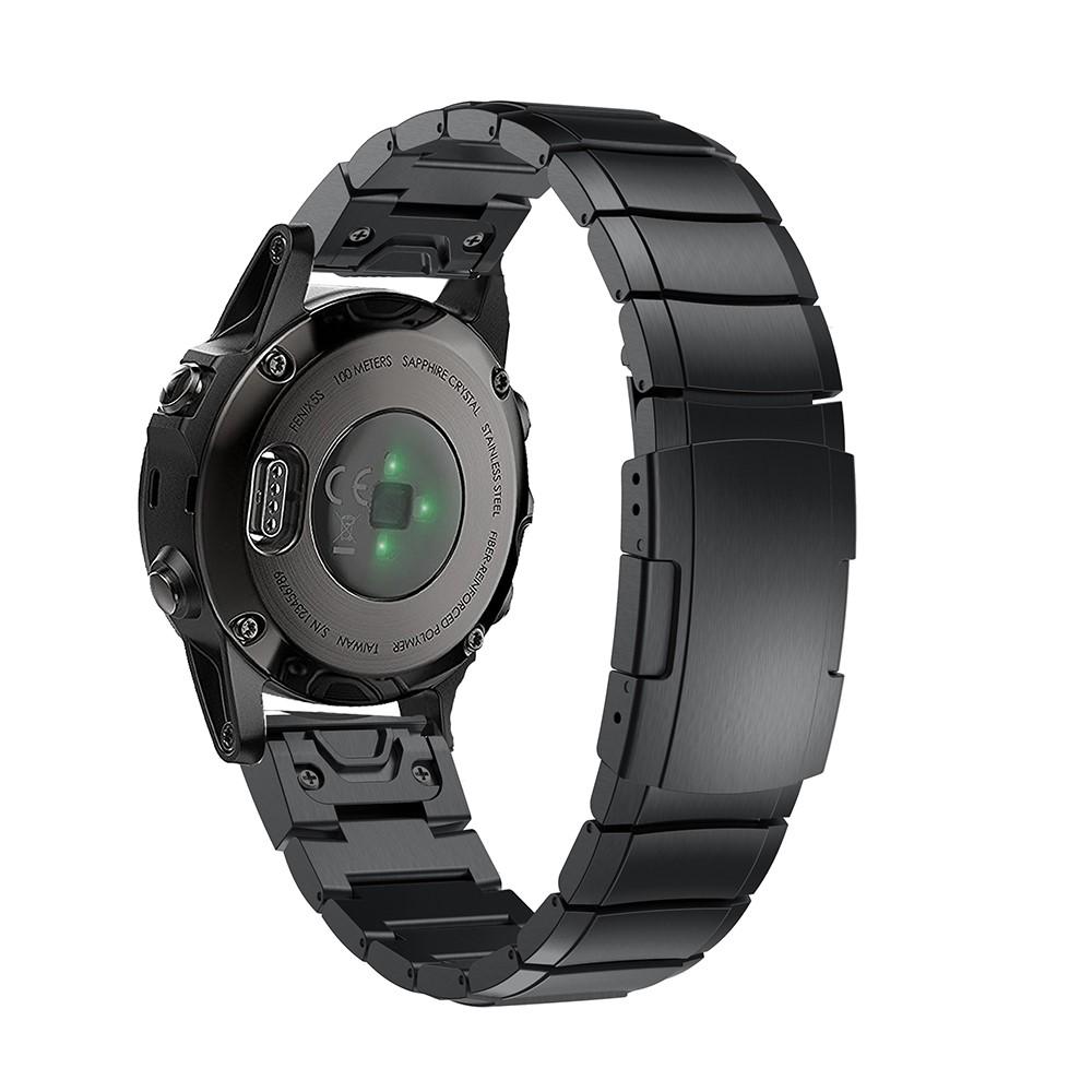 Garmin Fenix 5S/5S Plus/6S/6S Pro/7S Schakelarmband Zwart