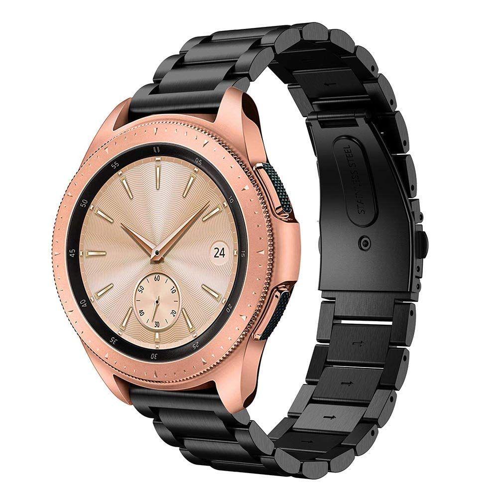 Samsung Galaxy Watch 42mm Metalen Armband Zwart