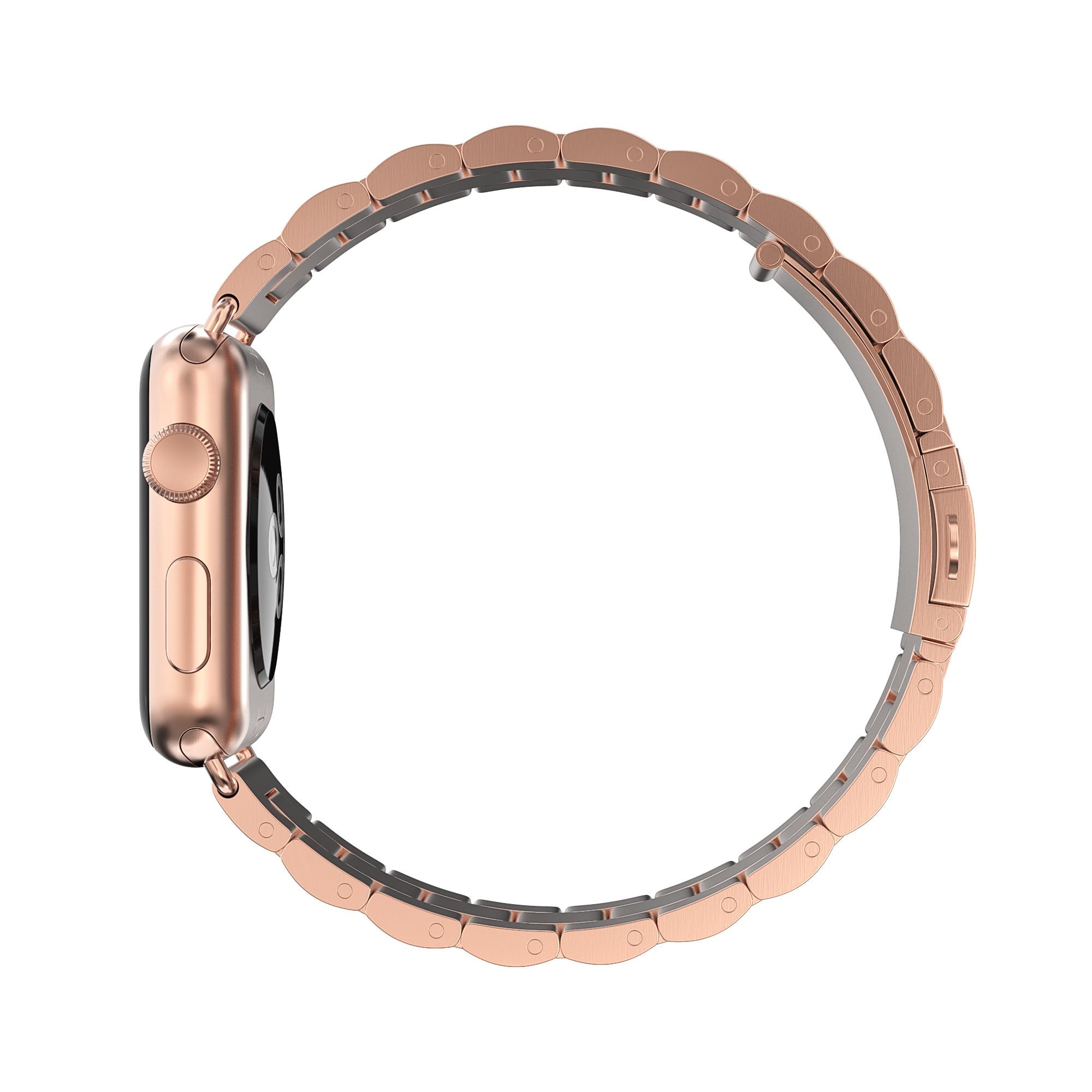 Apple Watch Ultra 49mm 1st Gen Metalen Armband Rosé goud