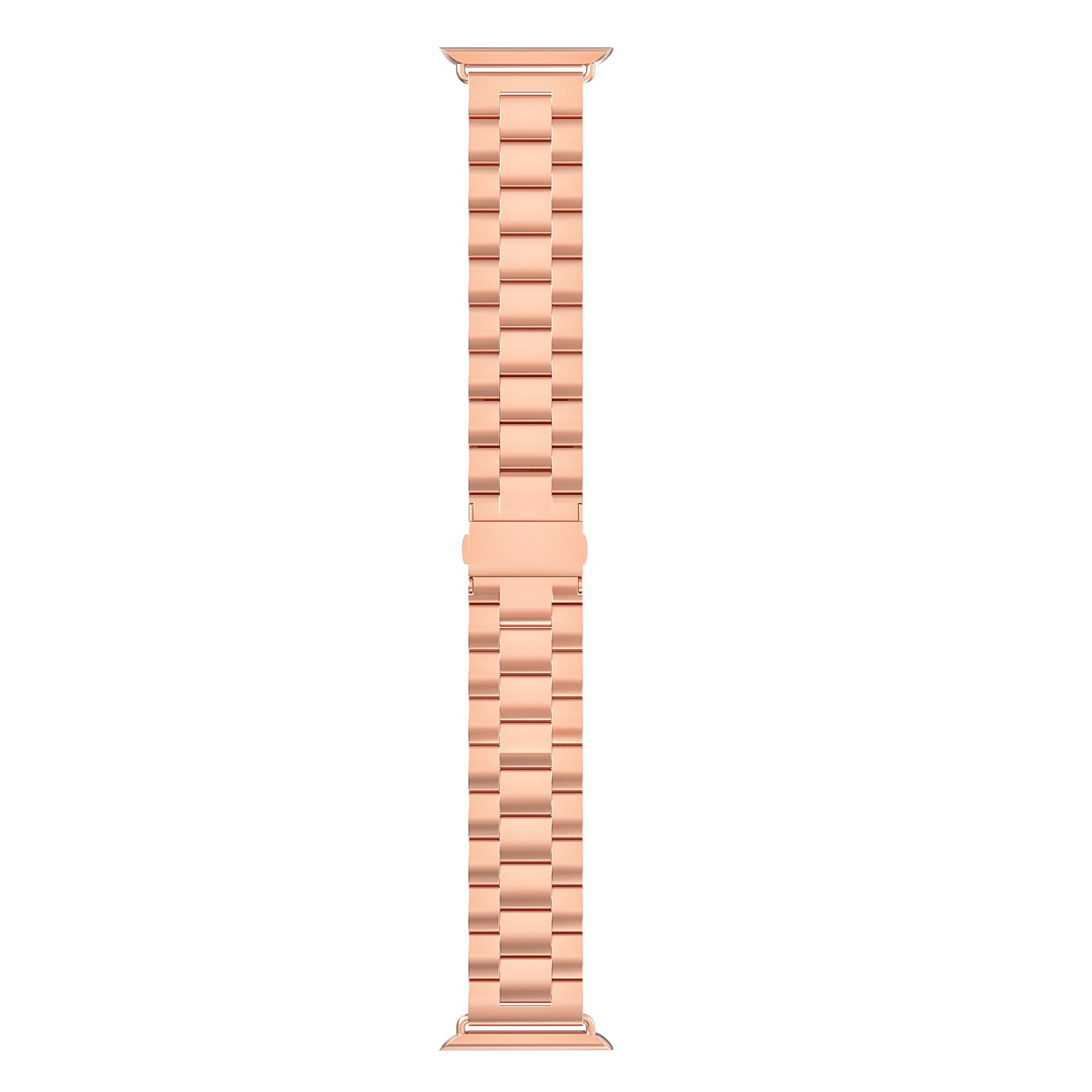 Apple Watch Ultra 49mm 1st Gen Metalen Armband Rosé goud