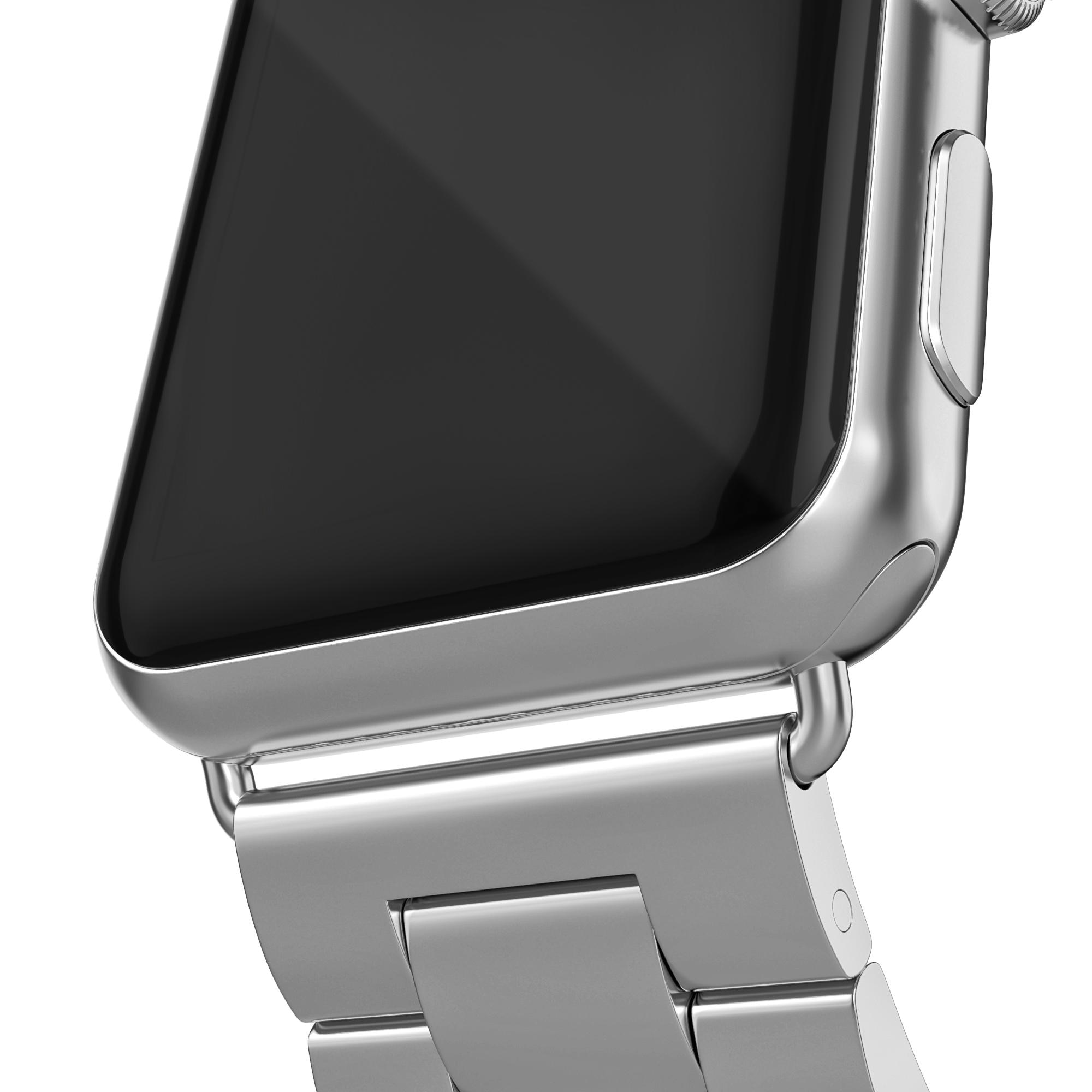 Apple Watch 45mm Series 8 Metalen Armband Zilver