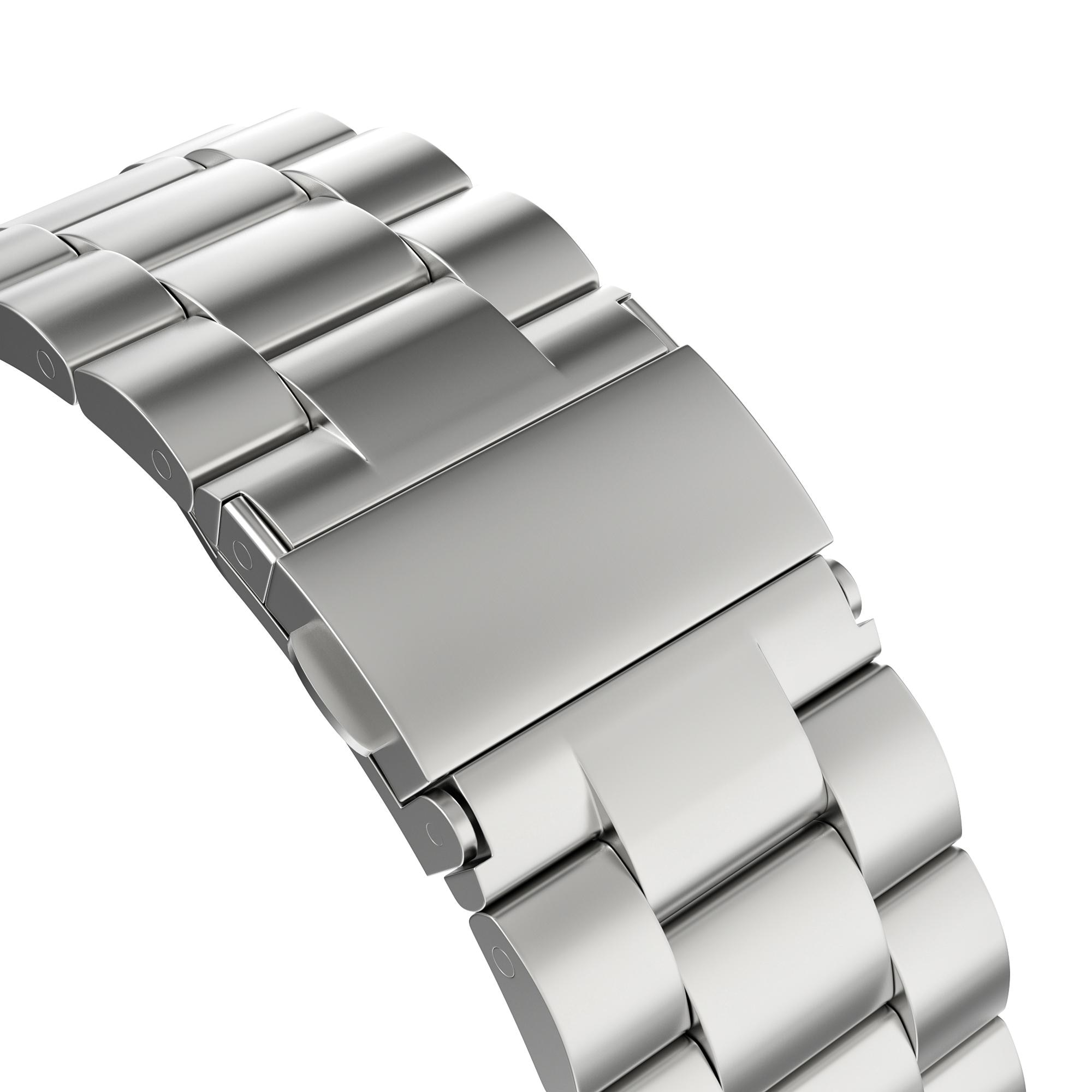 Apple Watch 42/44/45 mm Metalen Armband Zilver