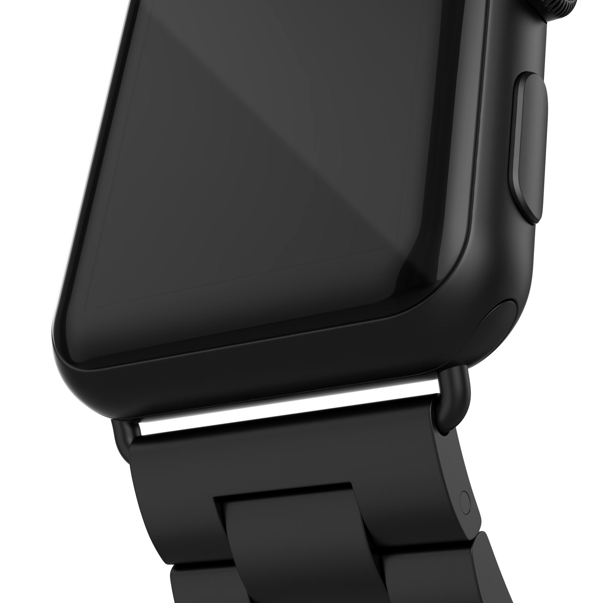 Apple Watch 42/44/45 mm Metalen Armband Zwart