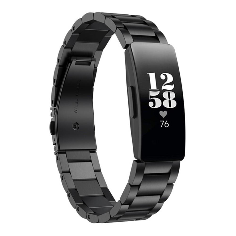 Fitbit Inspire/Inspire HR/Inspire 2 Metalen Armband Zwart