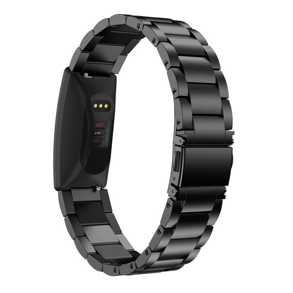 Fitbit Inspire/Inspire HR/Inspire 2 Metalen Armband Zwart