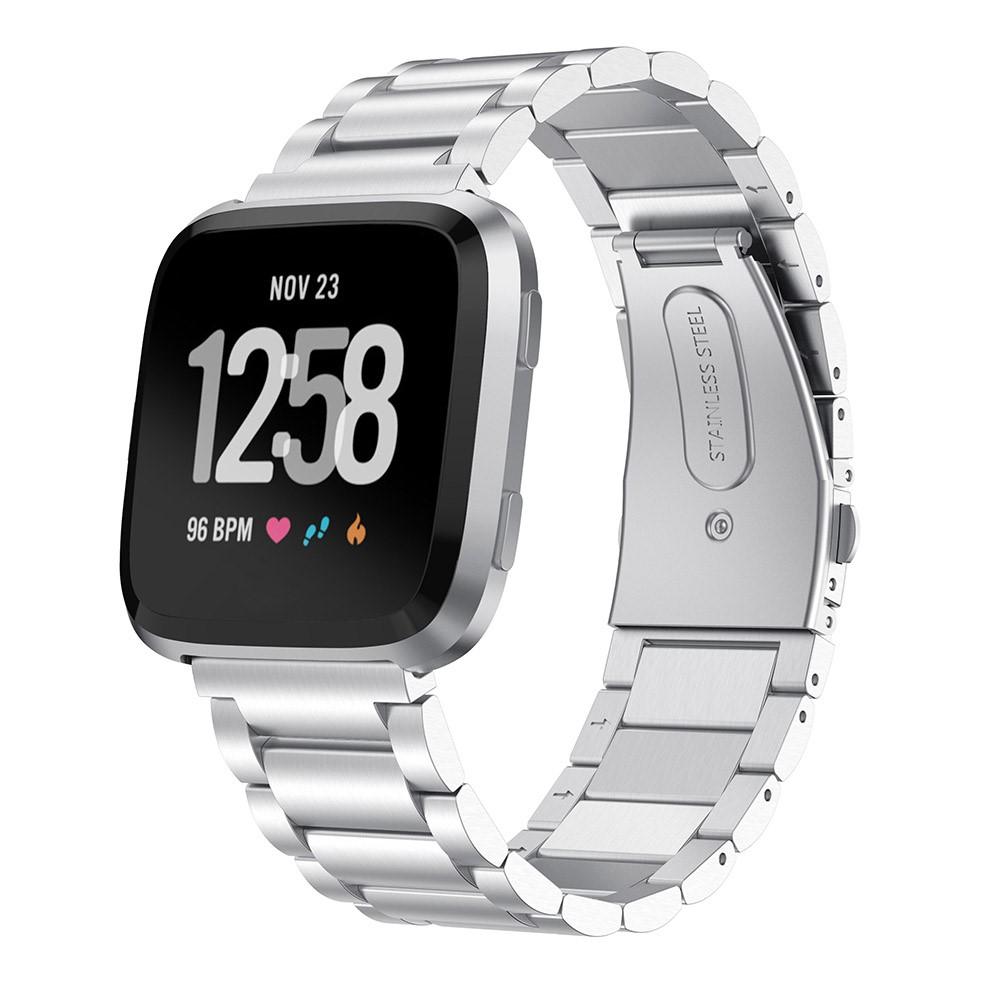 Fitbit Versa/Versa Lite/Versa 2 Metalen Armband Zilver