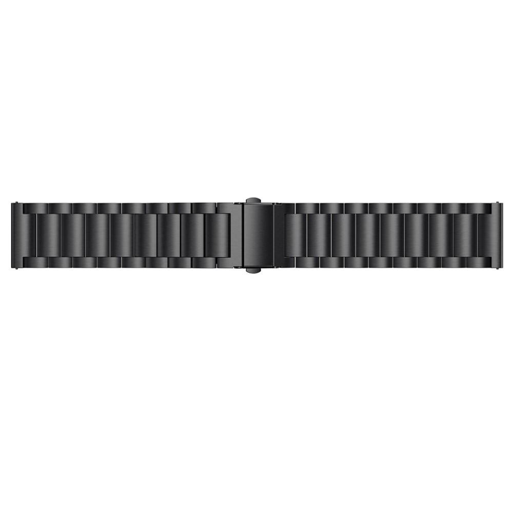 Fitbit Versa/Versa Lite/Versa 2 Metalen Armband Zwart