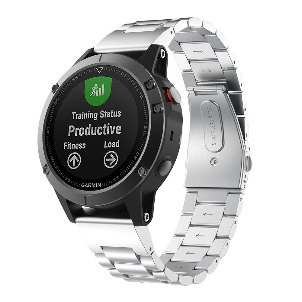 Garmin Fenix 7 Metalen Armband Zilver