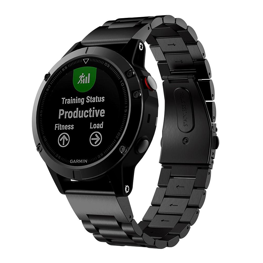 Garmin Forerunner 965 Metalen Armband Zwart