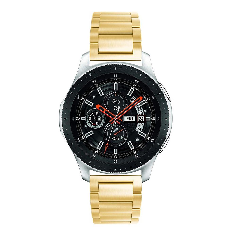 Samsung Galaxy Watch 46mm Metalen Armband Goud