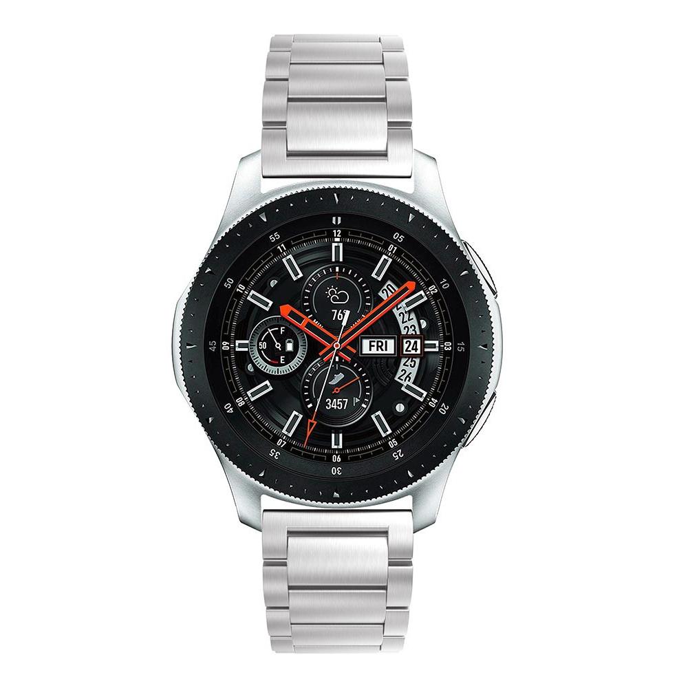 Samsung Galaxy Watch 46mm Metalen Armband Zilver