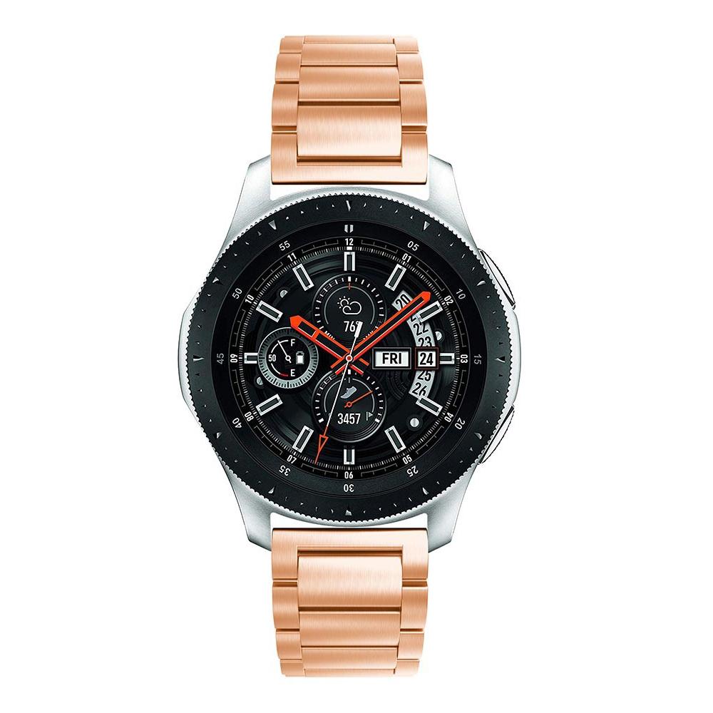 Samsung Galaxy Watch 46mm Metalen Armband Rosé goud