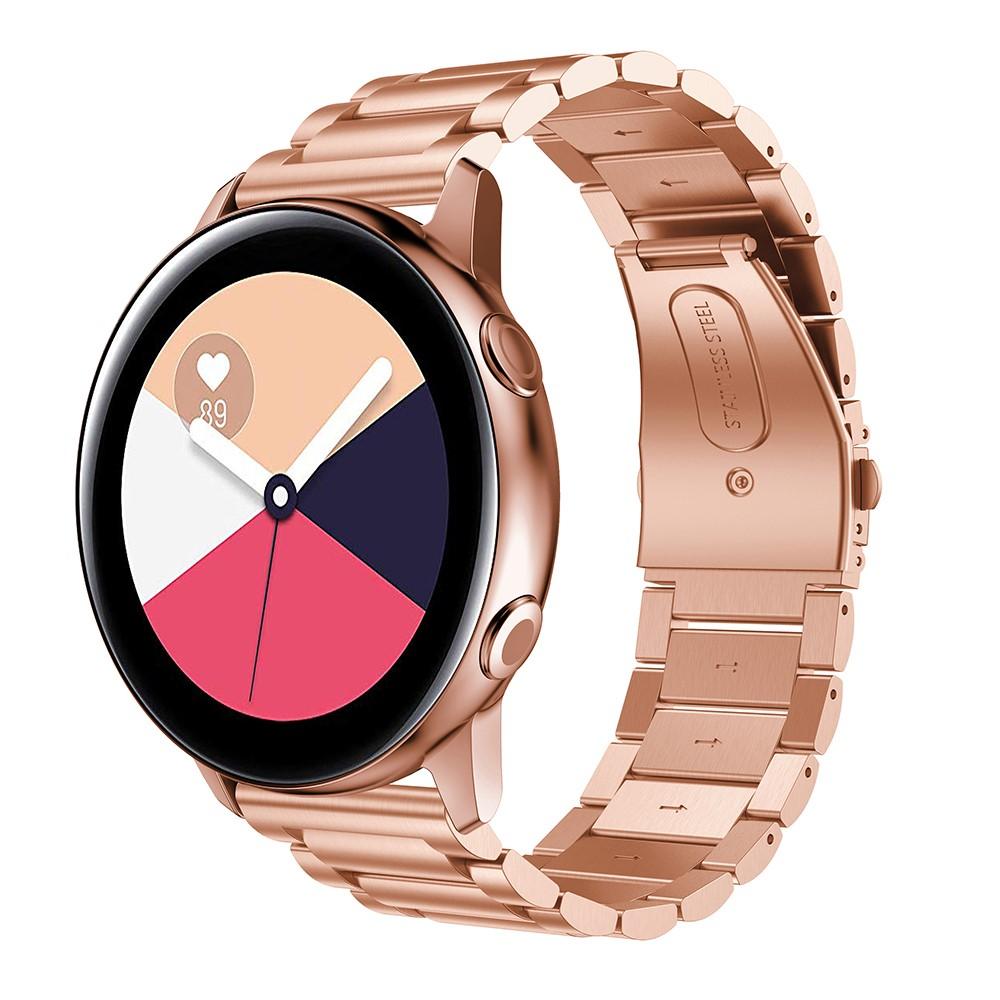 Samsung Galaxy Watch Active Metalen Armband Rosé goud