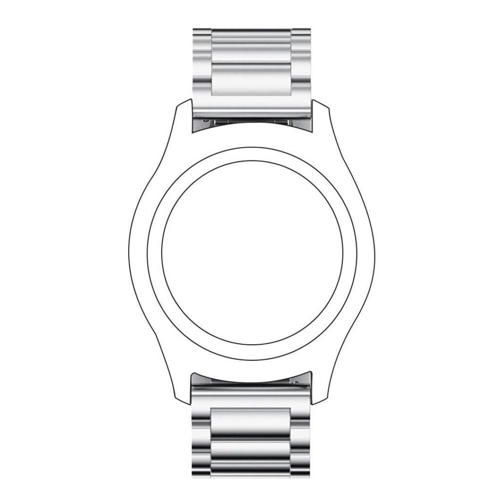 Samsung Gear S3 Frontier Metalen Armband Zilver