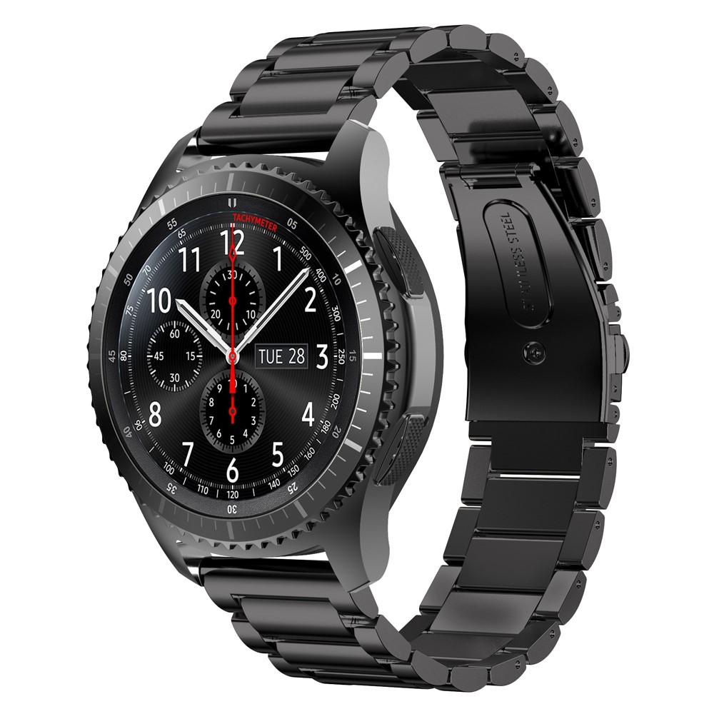 Samsung Gear S3 Frontier/S3 Classic Metalen Armband Zwart