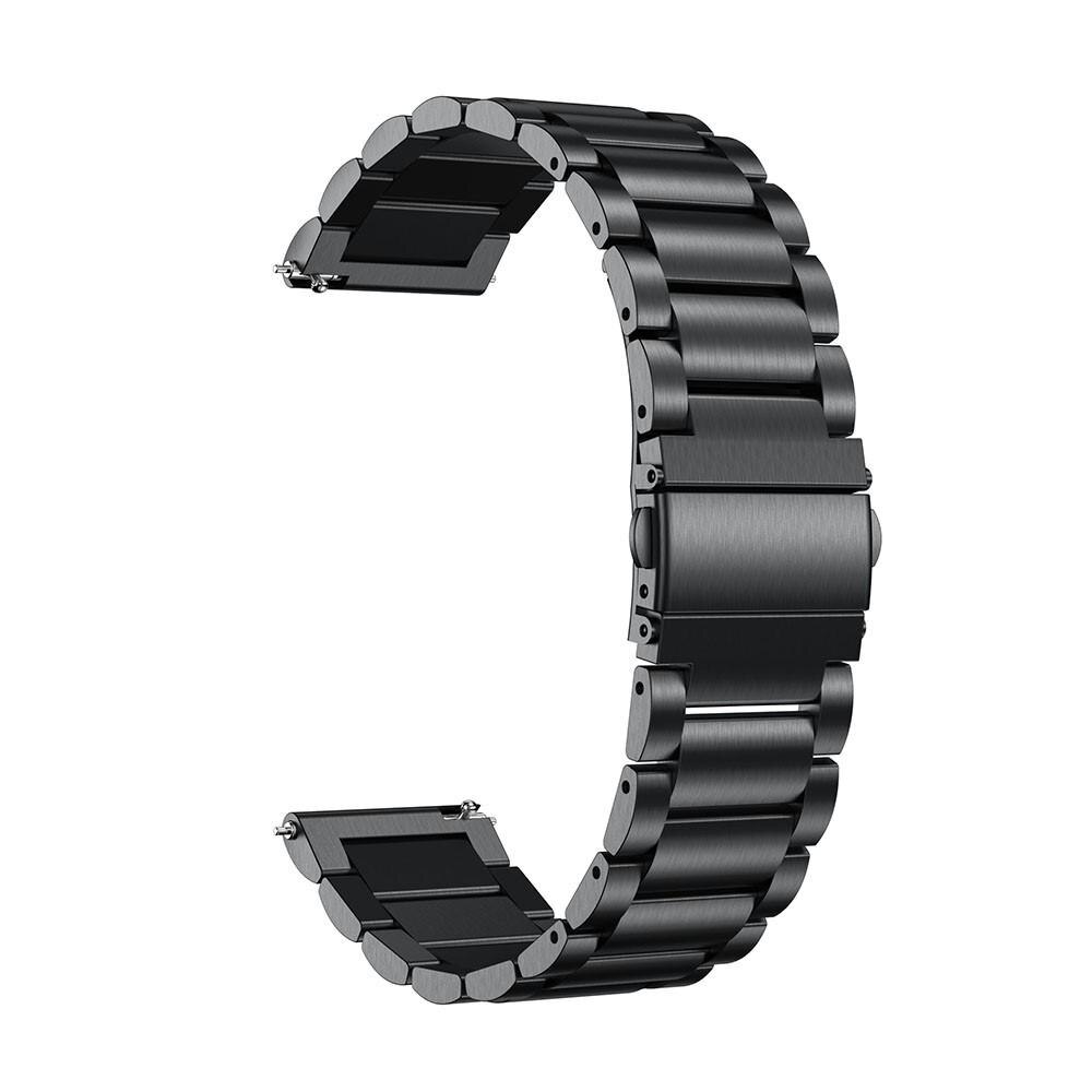 Samsung Gear Sport Metalen Armband Zwart