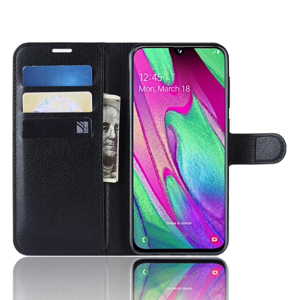 Samsung Galaxy A40 Smartphonehoesje Zwart