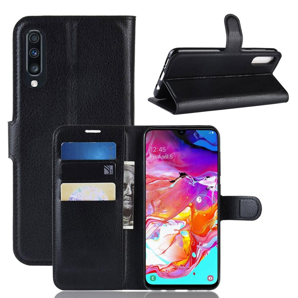 Samsung Galaxy A70 Smartphonehoesje Zwart