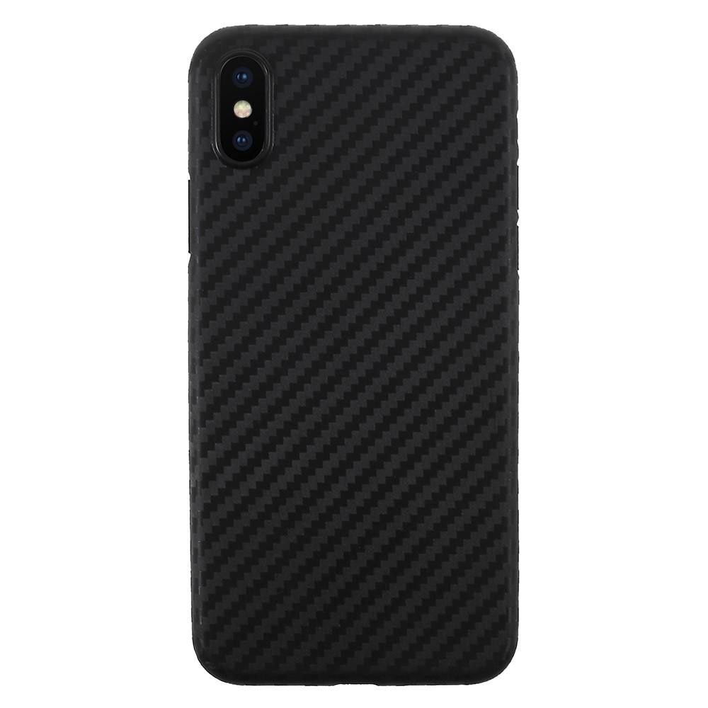 iPhone X/XS Telefoonhoesje UltraThin Koolstofvezel