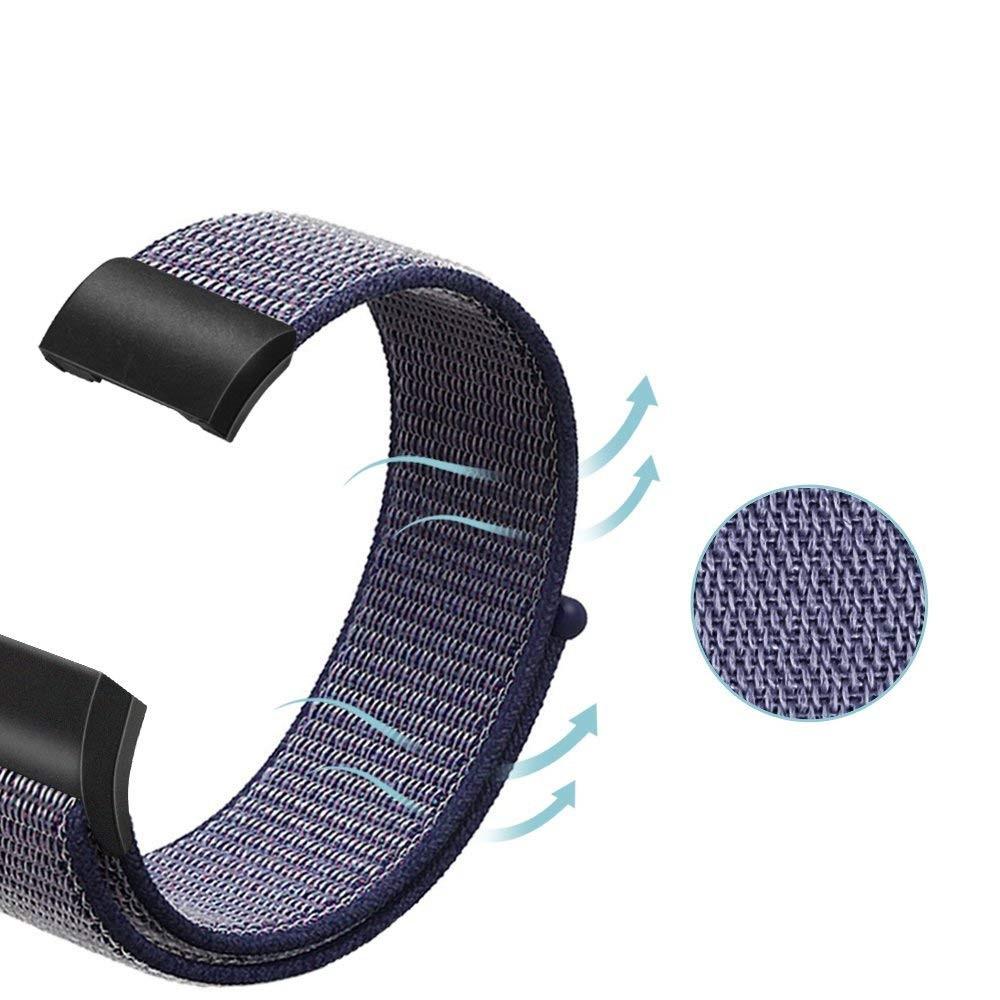Fitbit Charge 3/Charge 4 Nylon bandje Blauw