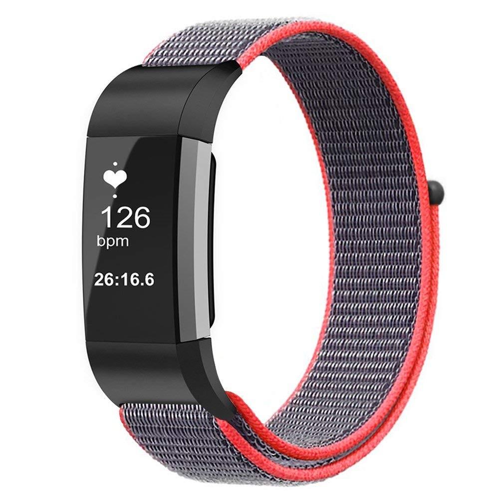 Fitbit Charge 3/4 Nylon bandje Roze