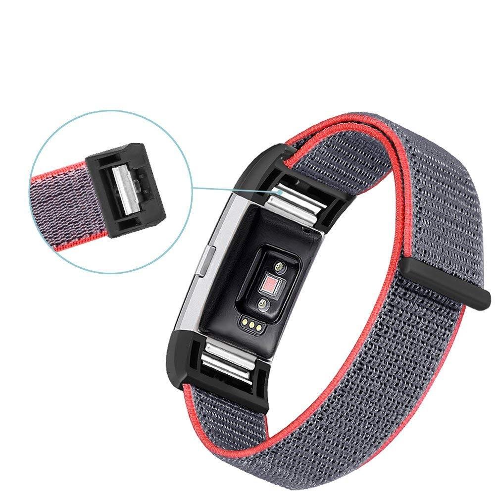 Fitbit Charge 3/4 Nylon bandje Roze