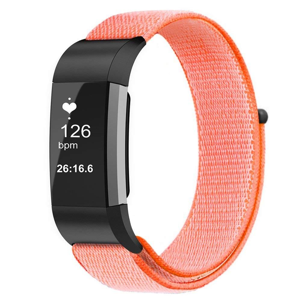 Fitbit Charge 3/4 Nylon bandje Oranje