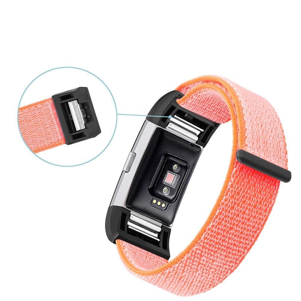 Fitbit Charge 3/4 Nylon bandje Oranje