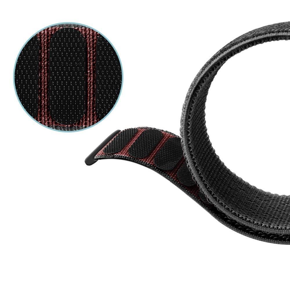 Fitbit Charge 3/Charge 4 Nylon bandje Zwart