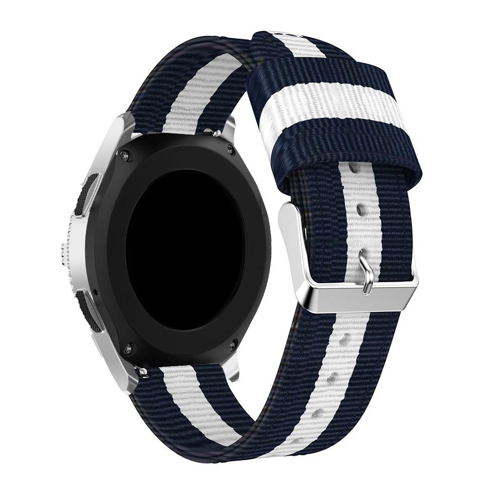 Suunto 9 Peak Nylon bandje blauw/wit