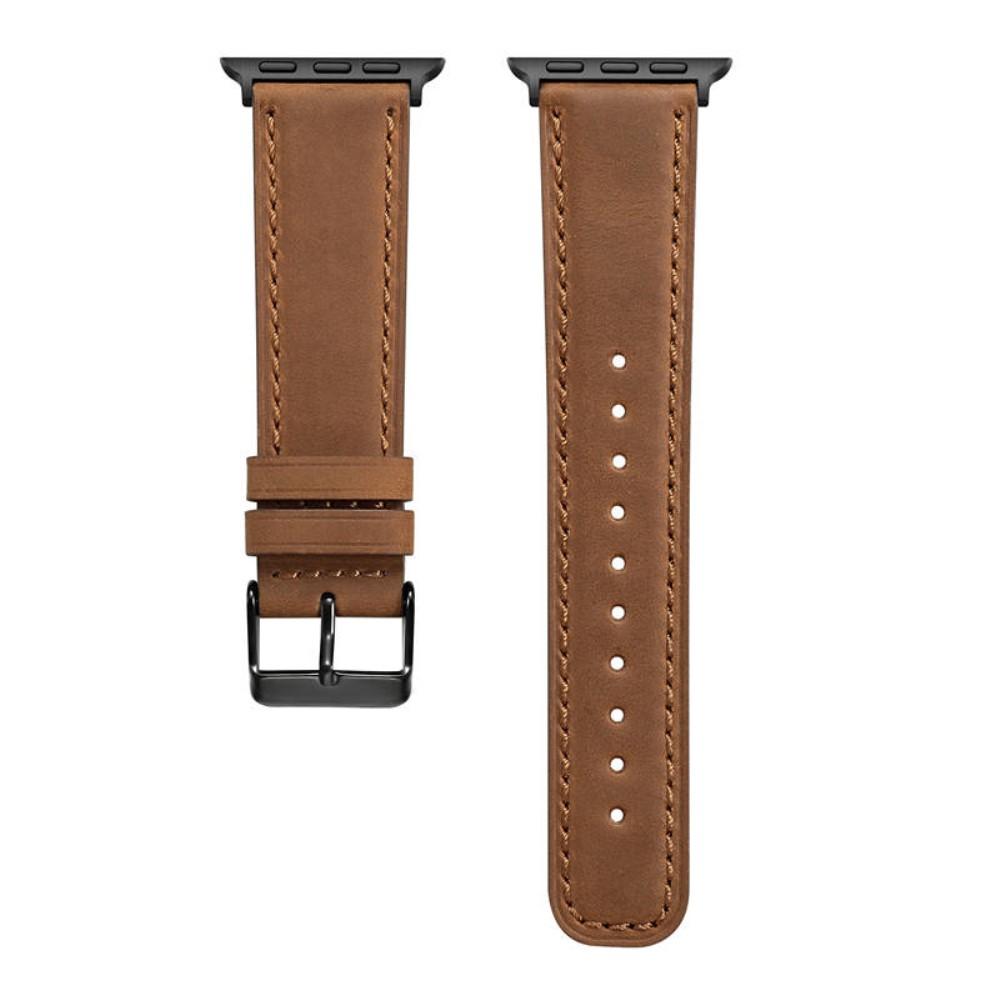 Apple Watch 42mm Retro bandje cognac