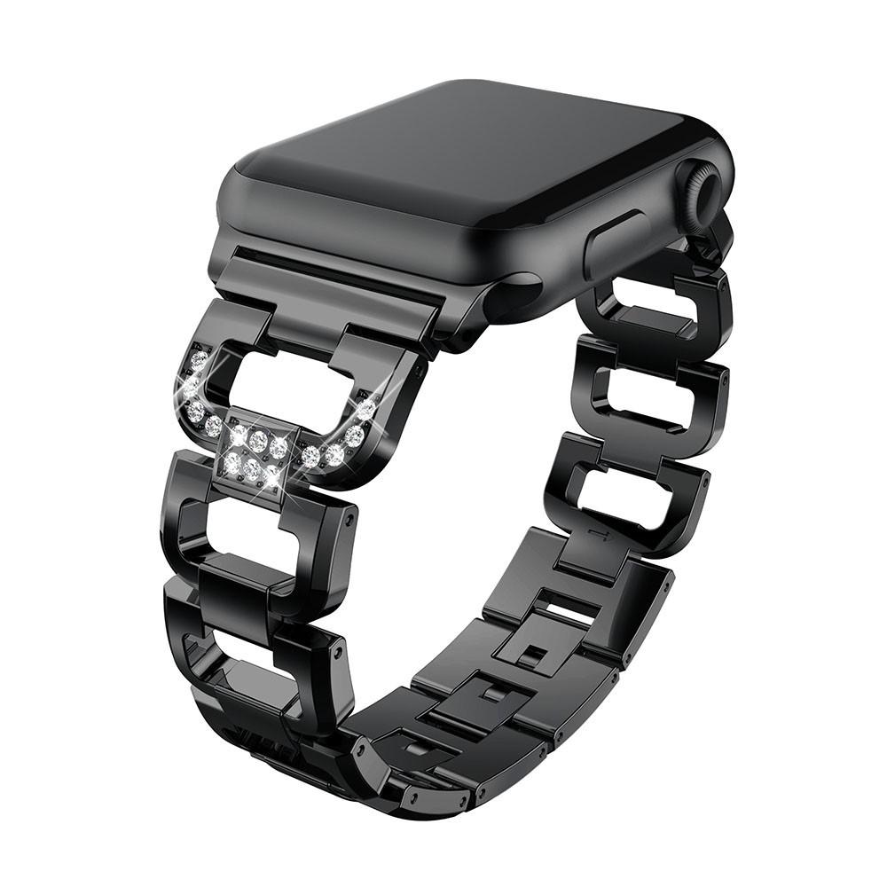 Apple Watch Ultra 49mm Rhinestone Bracelet Black
