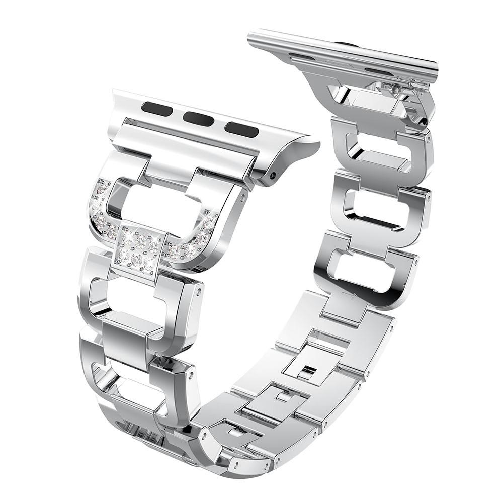 Apple Watch 38mm Rhinestone Bracelet zilver