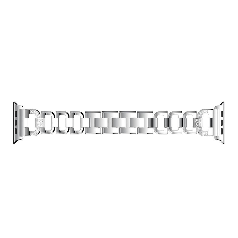 Apple Watch 42mm Rhinestone Bracelet zilver