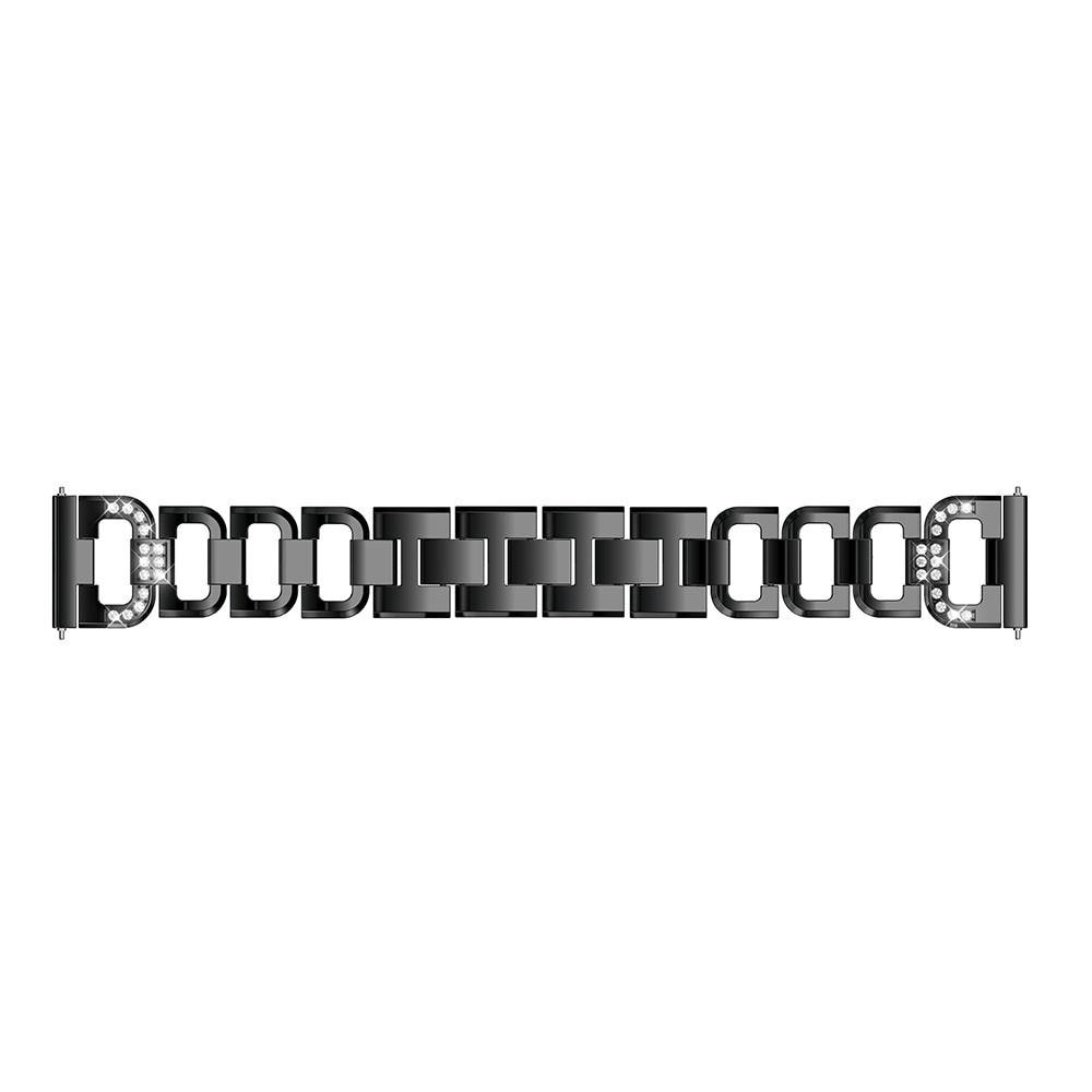 Fitbit Versa/Versa 2 Rhinestone Bracelet Zwart