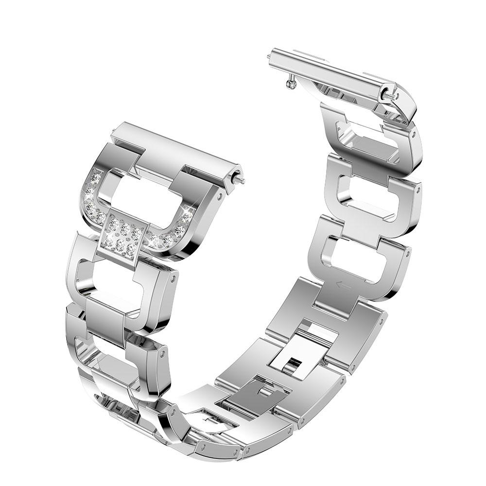 Fitbit Versa/Versa 2 Rhinestone Bracelet Zilver