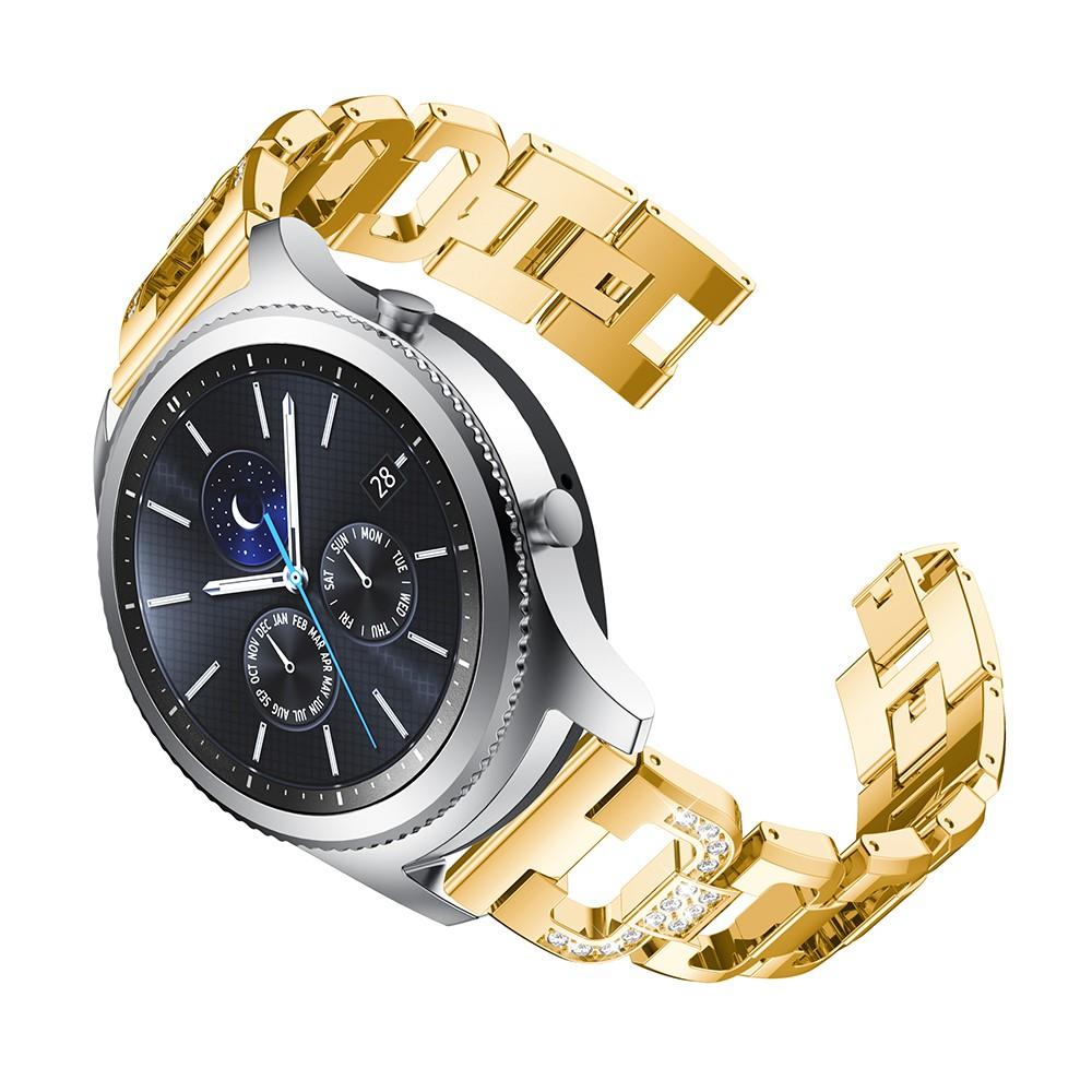 Samsung Galaxy Watch 46mm/Gear S3 Rhinestone Bracelet Gold