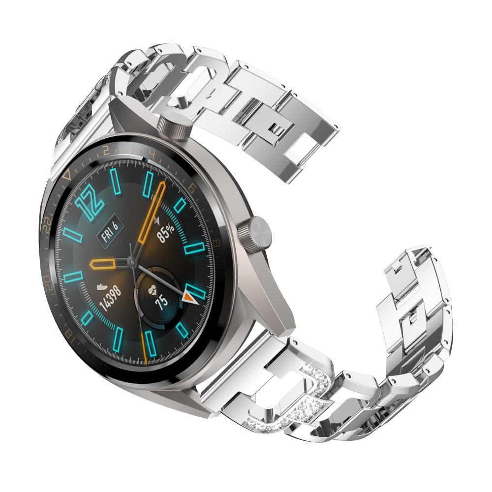 Huawei Watch GT/GT 2 46mm/GT 2e Rhinestone Bracelet Zilver