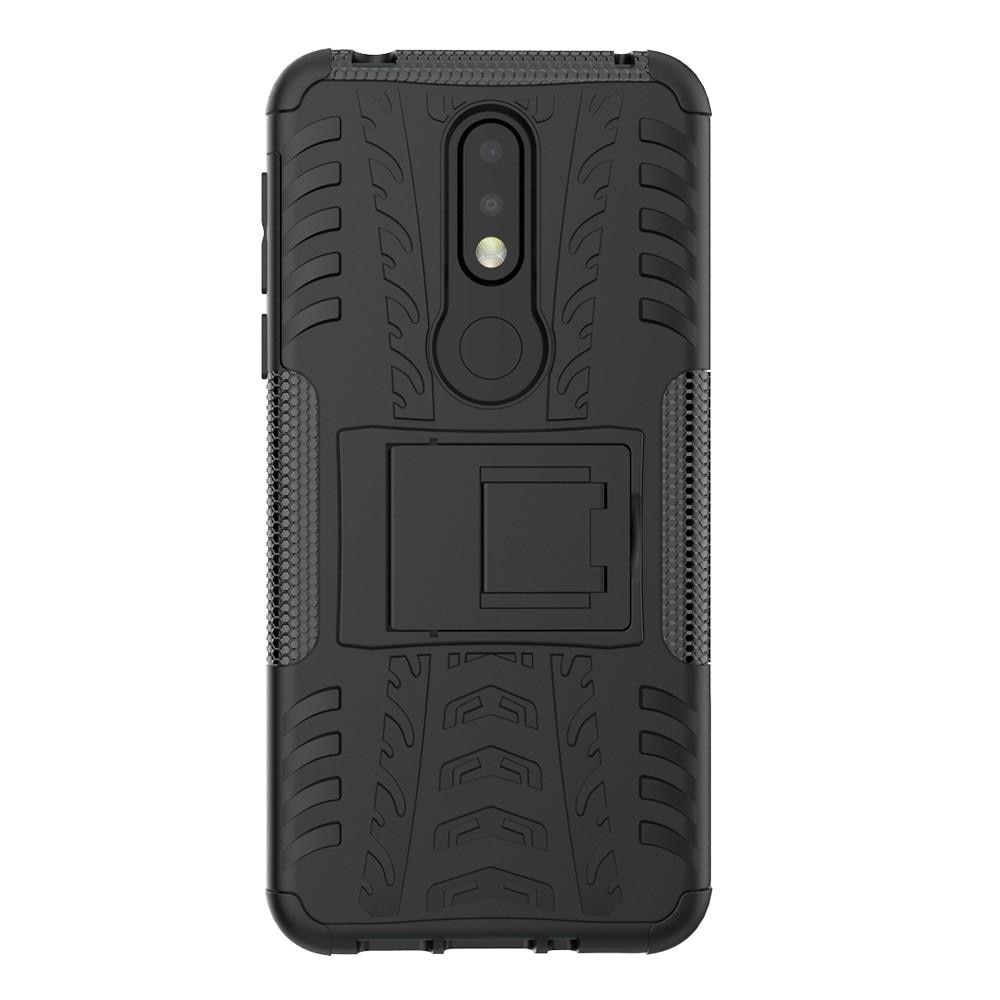 Nokia 7.1 Rugged backcover hoesje Zwart