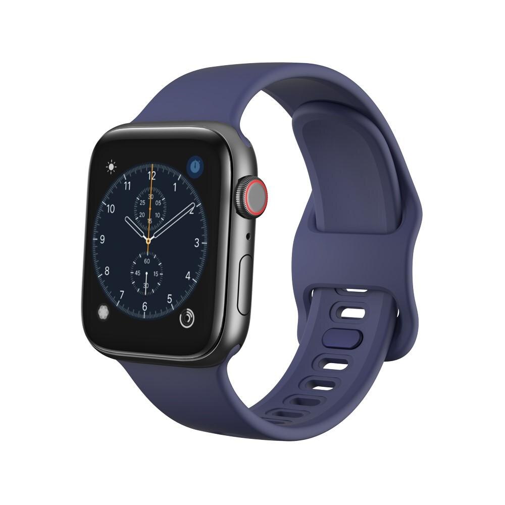 Apple Watch 41mm Series 8  Siliconen bandje blauw