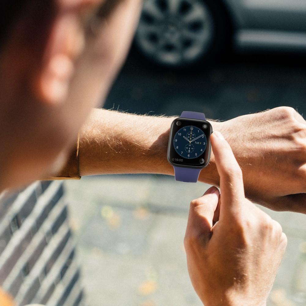 Apple Watch 40mm Siliconen bandje blauw