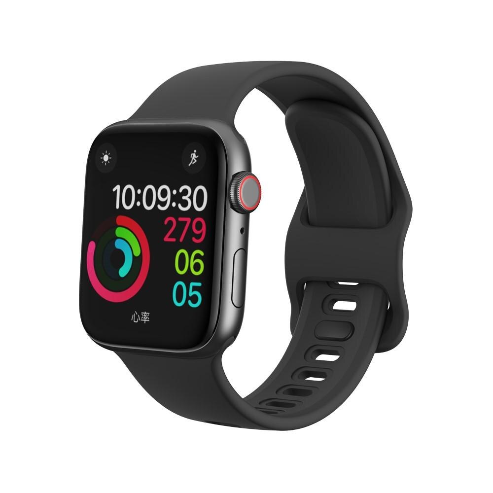 Apple Watch 40mm Siliconen bandje zwart